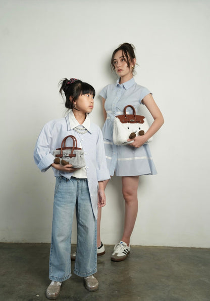 Plush Tote in Whipped Cream | Limitée Collection