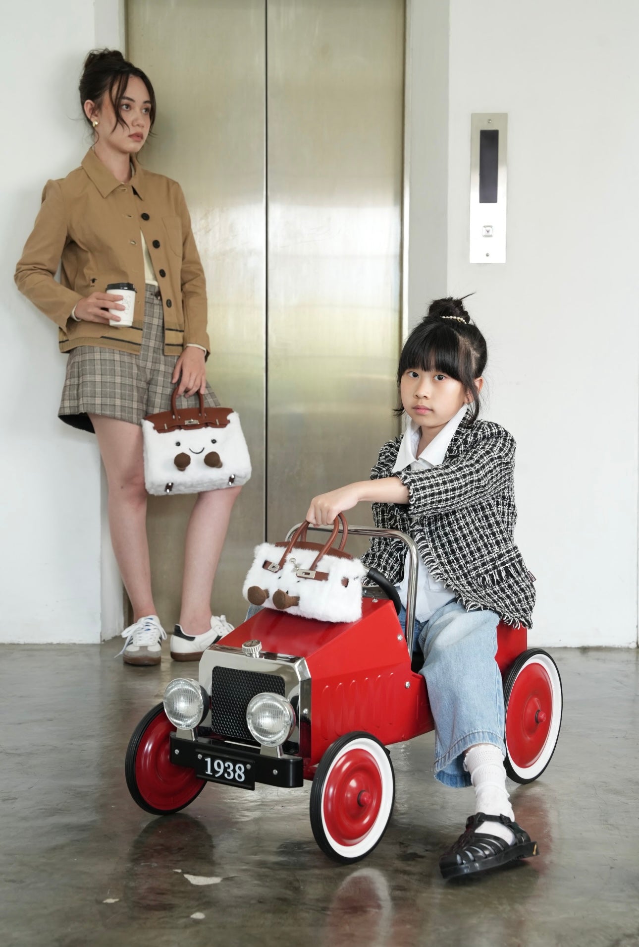 Plush Tote in Whipped Cream | Limitée Collection