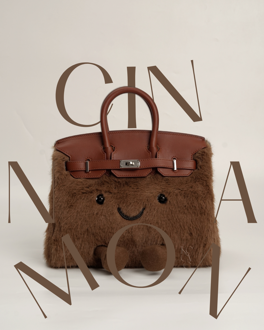 Plush Tote in Cinnamon | Limitée Collection
