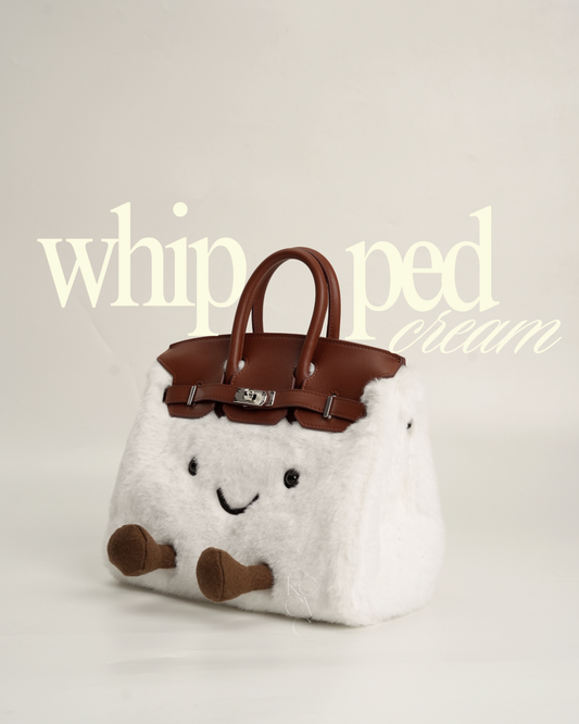 Plush Tote in Whipped Cream | Limitée Collection
