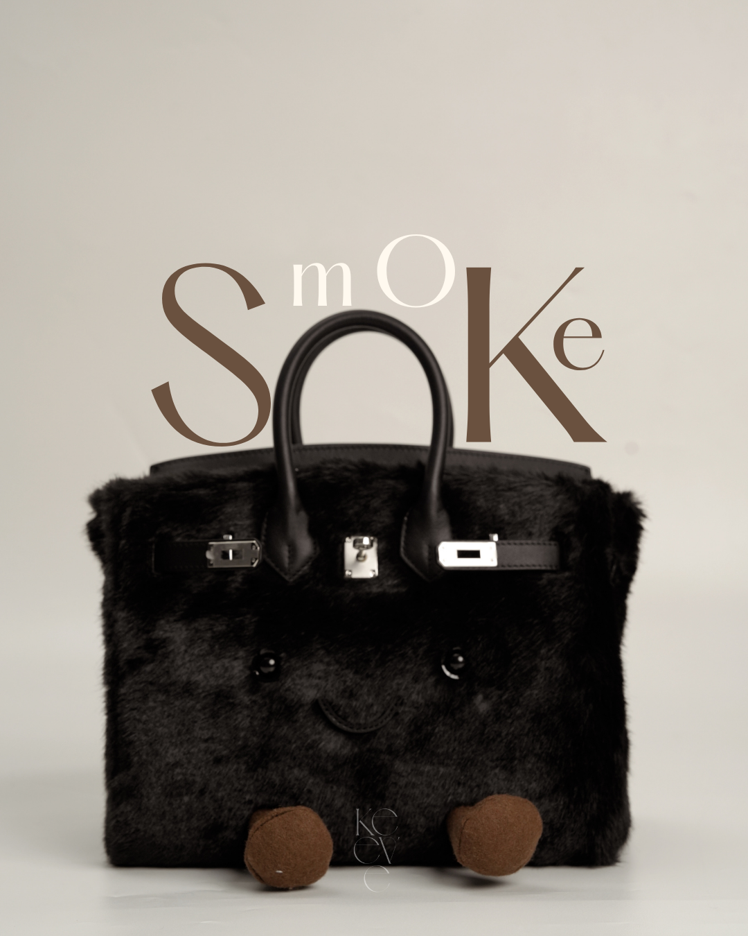 Plush Tote in Smoke | Limitée Collection