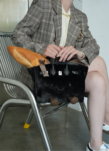 Plush Tote in Smoke | Limitée Collection