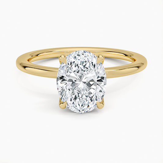 1.5mm Petite Elodie Perfect Fit Solitaire Ring in 18K Yellow Gold
