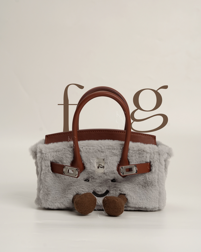 Pocket Plush Tote in Fog | Limitée Collection