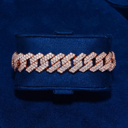 14mm Monaco Bracelet - Rose Gold