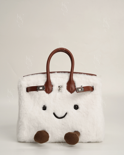 Plush Tote in Whipped Cream | Limitée Collection