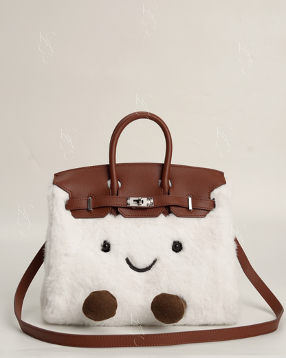 Plush Tote in Whipped Cream | Limitée Collection