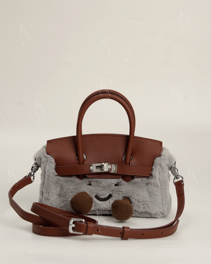 Pocket Plush Tote in Fog | Limitée Collection